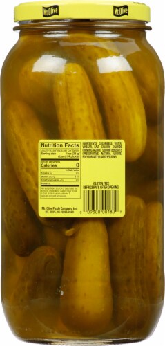 Mt Olive Kosher Dills Pickles Perspective: right