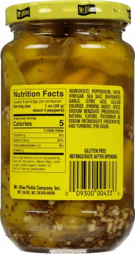 Mt Olive Italian Seasoned Pepperoncini Perspective: right