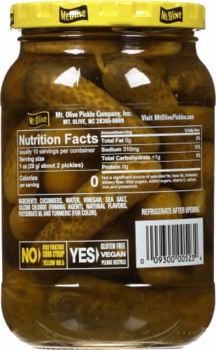 Mt Olive Simply Pickles Kosher Petite Dills Pickles Perspective: right