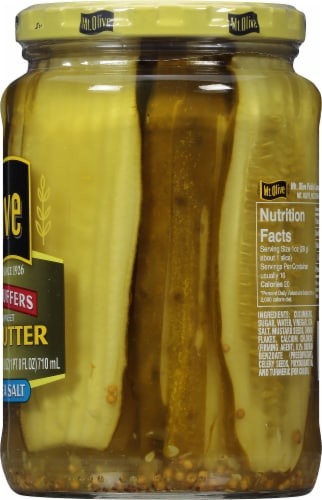 Mt. Olive Old-Fashioned Sweet Bread & Butter Sandwich Stuffers Pickles Perspective: right