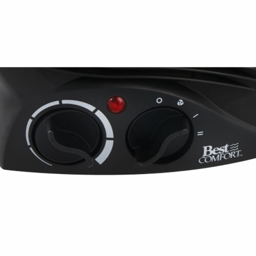 Best Comfort 1500W 120V Electric Space Heater, Black FH04B Perspective: right