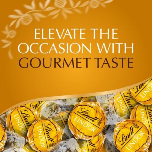 Lindt Lindor Caramel Milk Chocolate Truffles Perspective: right