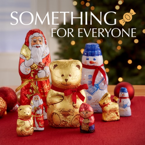 Lindt Mini Snowman Milk Chocolate Christmas Candy Pack Perspective: right