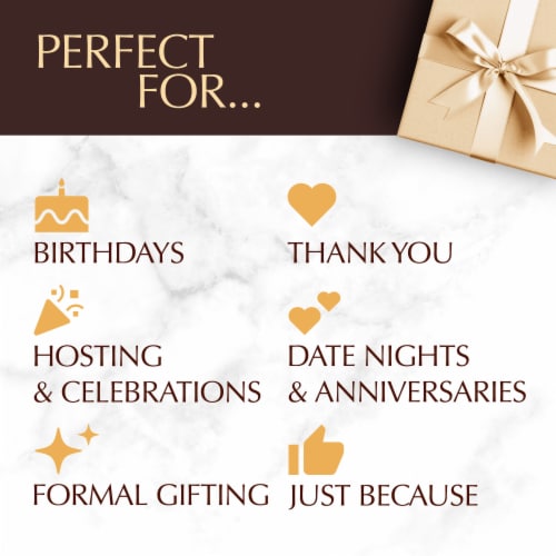Lindt Gourmet Truffles Assorted Chocolate Candy Gift Box Perspective: right