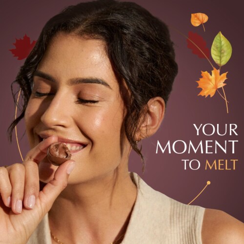 Lindt LINDOR Maple Milk Chocolate Candy Truffles Perspective: right