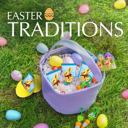 Lindt GOLD BUNNY Easter Double Milk Chocolate Candy Pouch Perspective: right