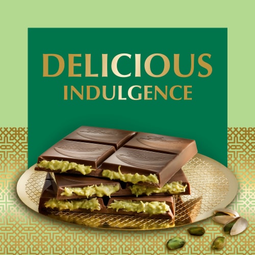Lindt Dubai Style Milk Chocolate Candy with Pistachio & Kadayif - Available starting July 14th Perspective: right