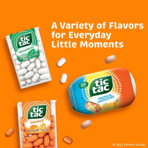 Tic Tac Orange Flavored Mints Perspective: right
