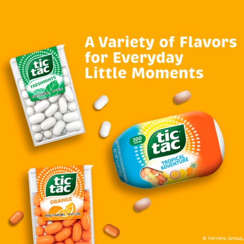 Tic Tac Tropical Adventure Mints On-the-Go Refreshment Perspective: right