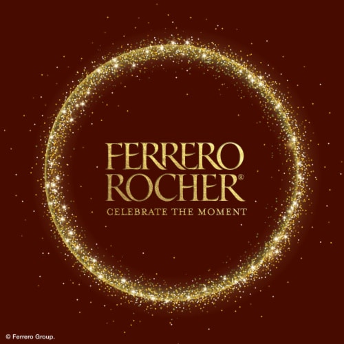 Ferrero Rocher Premium Chocolate Bar, Milk Chocolate Hazelnut, ​3.1 oz Perspective: right
