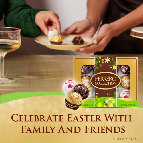 Ferrero Collection Assorted Confections, Easter Baskets 12-Count Gift Box 4.6 oz Perspective: right