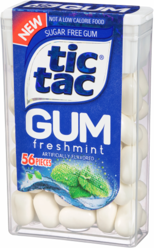 Tic Tac Sugar Free Freshmint Gum Perspective: right