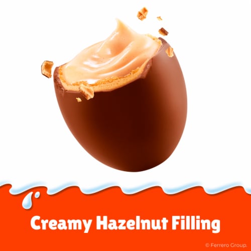 Kinder Bueno Easter Eggs Milk Chocolate With Creamy Hazelnut Filling Perspective: right