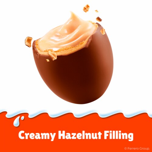 Kinder Bueno Easter Eggs Milk Chocolate With Creamy Hazelnut Filling Perspective: right