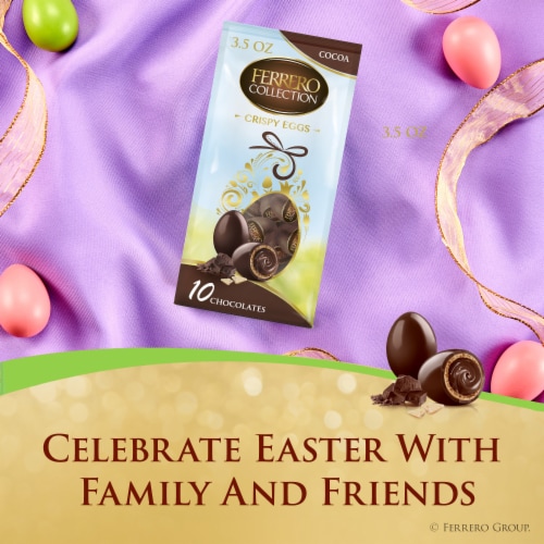 Ferrero Collection Crispy Cocoa Eggs Individually Wrapped for Easter Baskets Great Easter Gift Perspective: right