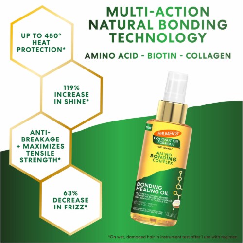 Palmer's® Coconut Oil Formula® Bonding Healing Oil Perspective: right