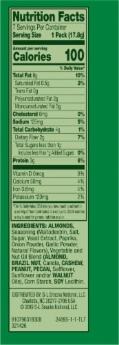 Emerald® Dry Roasted Almonds 100 Calorie Packs Perspective: right