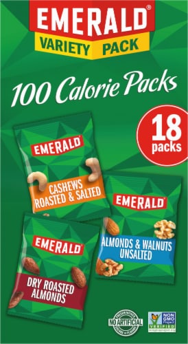 Emerald Almonds Walnuts & Cashews 100 Calorie Variety Packs