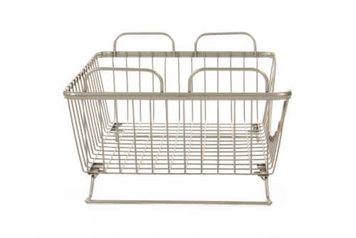 Spectrum Ashley Stacking Tray - Satin Nickel Perspective: right