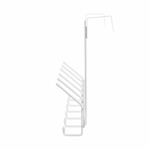 Spectrum Over-the-Door Multi-Hook Rack - White Perspective: right