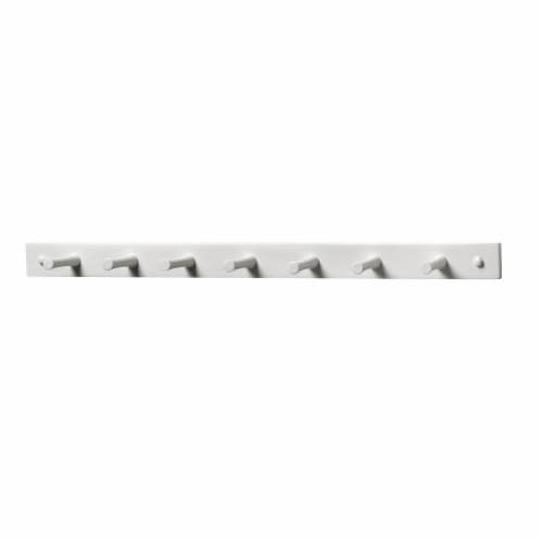 Spectrum Wall Mount Wood Rack - White Perspective: right