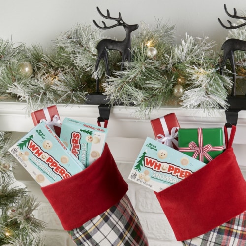 WHOPPERS Snowballs Malted Milk Balls in Vanilla Flavored Creme Candy Holiday Box Perspective: right