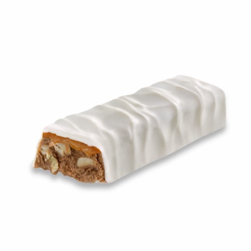 ZERO White Fudge Caramel Peanut Almond Nougat King Size Candy Bar Perspective: right