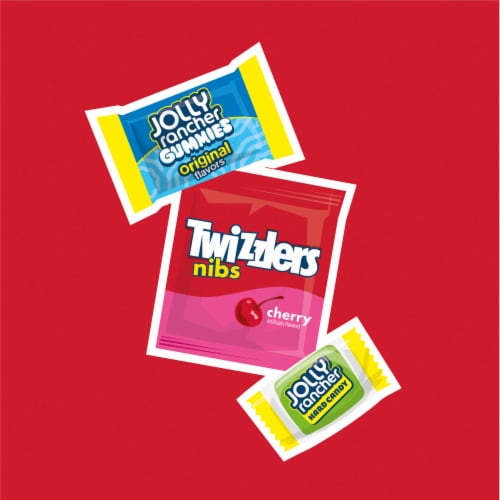 JOLLY RANCHER and TWIZZLERS Assorted Fruit Flavored Candy Party Pack Perspective: right