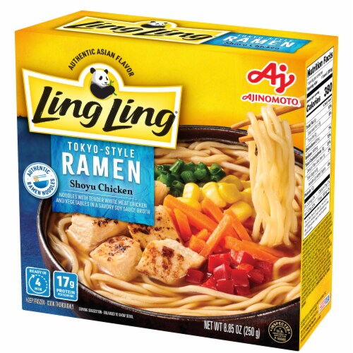 Ling Ling® Shoyu Chicken Tokyo Style Ramen Frozen Meal Perspective: right