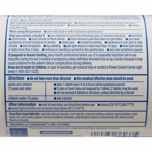 Sunmark® Ibuprofen Tablets Perspective: right