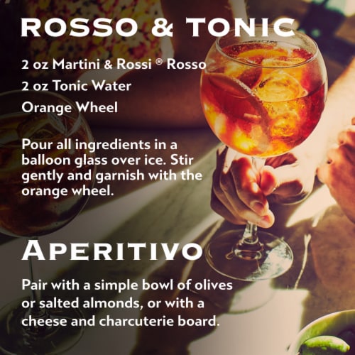 MARTINI & ROSSI® Rosso Vermouth Cocktail Mixer Perspective: right