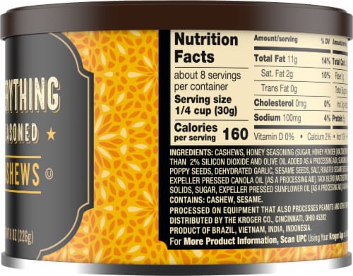 Private Selection® Salted Everything Seasoned Cashews Perspective: right