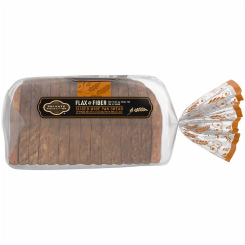 Private Selection® Flax & Fiber Sliced Wide Pan Bread Perspective: right