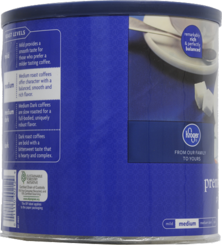 Kroger® Premium Blend Medium Roast Ground Coffee Perspective: right