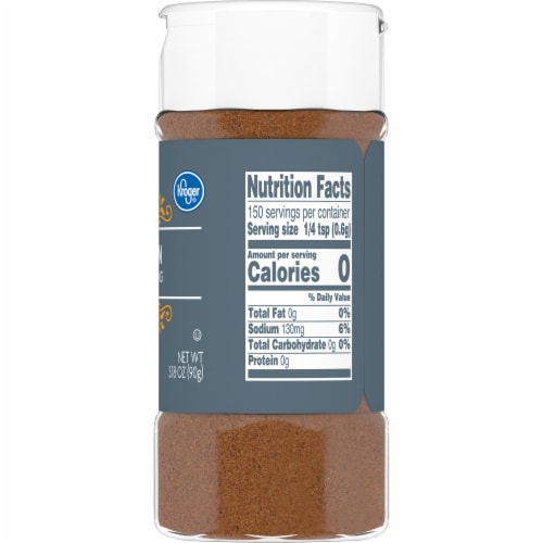 Calories in McCormick Cajun Seasoning and Nutrition Facts