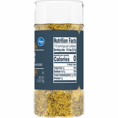 Kroger® Lemon Pepper Seasoning Perspective: right