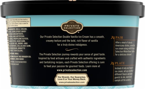 Private Selection® Double Vanilla Ice Cream Perspective: right