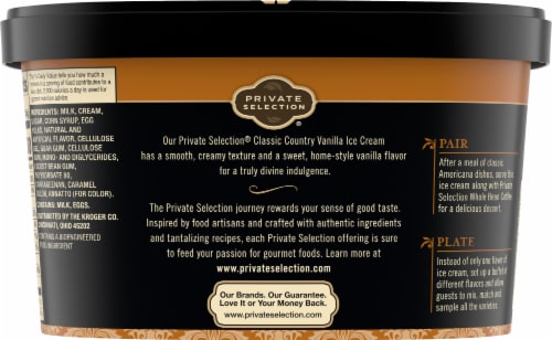 Private Selection® Classic Country Vanilla Ice Cream Perspective: right