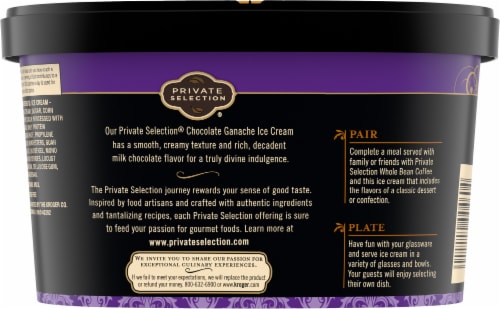 Private Selection® Chocolate Ganache Ice Cream Tub Perspective: right