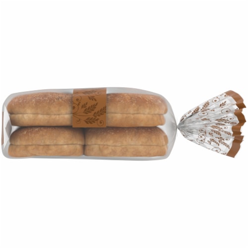 Private Selection® 100% Whole Wheat Extra Large Sandwich Buns Perspective: right