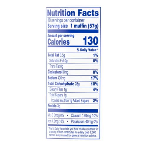 Kroger® Original English Muffins Perspective: right