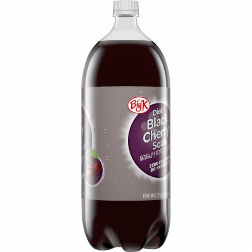 Kroger Big K® Diet Black Cherry Soda Perspective: right