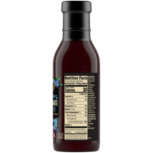 Private Selection Blueberry Pomegranate Vinaigrette Dressing Perspective: right