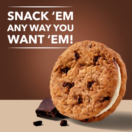 Kroger® Supreme Chocolate Chip Vanilla Creme Sandwich Cookies Perspective: right