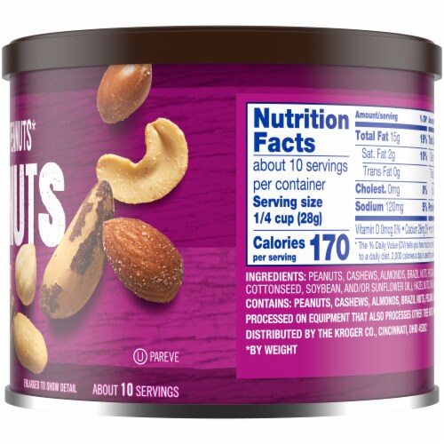 Kroger® Salted with Sea Salt Mixed Nuts Perspective: right