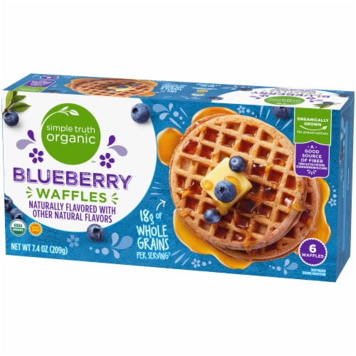 Simple Truth Organic™ Blueberry Waffles Perspective: right