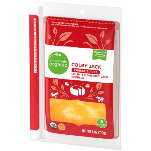 Simple Truth Organic® Colby Jack Sliced Cheese Perspective: right