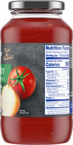 Kroger® Chunky Mushroom & Onion Pasta Sauce Perspective: right
