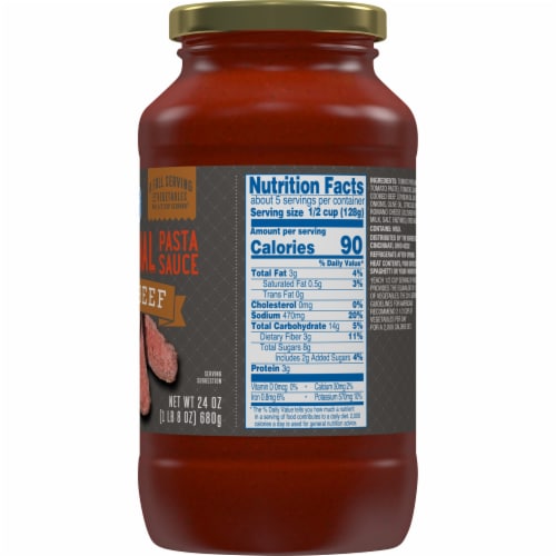 Kroger® Traditional Beef Flavored Pasta Sauce Perspective: right