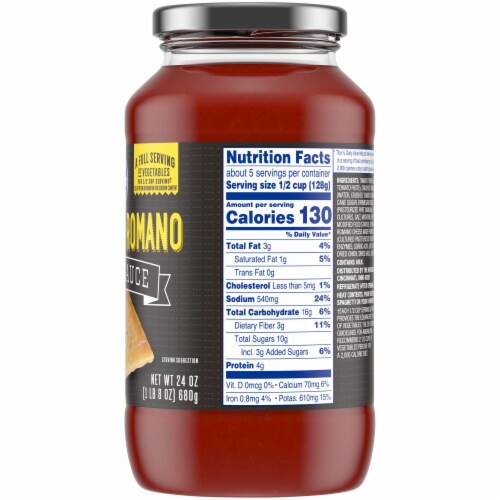 Kroger® Parmesan + Romano Pasta Sauce Perspective: right